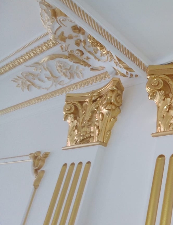 Золочение поталью