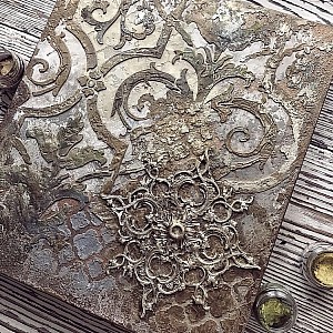 Трафарет - Асатур бордюр - Фотография интерьере 6