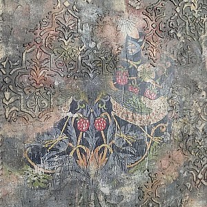 Трафарет - Асатур бордюр - Фотография интерьере 10