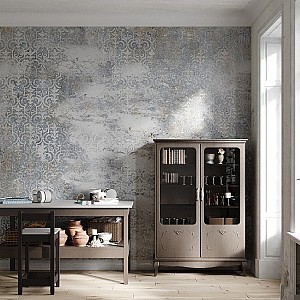 Трафарет - Асатур бордюр - Фотография интерьере 1