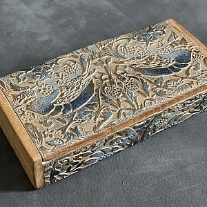 Трафарет - Клубничный воришка бордюр - Фотография интерьере 8