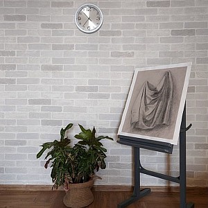 Трафарет - Кирпичи - Фотография интерьере 3