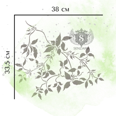 Трафарет - Клематисы набор большой