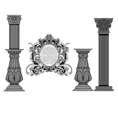 Трафарет - Капитель