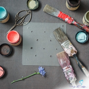 Трафарет - Мелкий горох