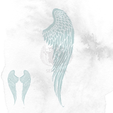 Трафарет - Серафим крыло