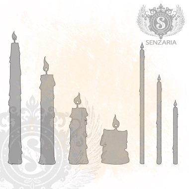 Трафарет - Свечи